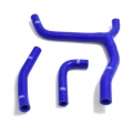 SAMCO SPORT Samco Sport Silicone Radiator Coolant Hose Kit Blue, Kawasaki KX 250 2025 3 Piece Y Piece Race Design | KAW-105-BU | samco_KAW-105-BU | euronetbike-net