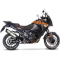 Leovince Leovince LV ONE EVO SLIP-ON, STAINLESS STEEL, CARBON FIBER End Cap Ece-Approved for KTM 1090 ADVENTURE/R (2017-2019) | 14192E | leo_14192E | euronetbike-net