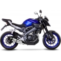 Leovince Leovince LV ONE EVO FULL SYSTEM1/1, STAINLESS STEEL, CARBON FIBER End Cap Ece/Eu-Approved for YAMAHA MT-125 (2017-2019) | 14261EK | leo_14261EK | euronetbike-net
