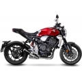 Leovince Leovince LV-10 BLACK SLIP-ON, STAINLESS STEEL, STAINLESS STEEL End Cap Racing Use Only for HONDA CB 1000 R (2018-2019) | 15222B | leo_15222B | euronetbike-net