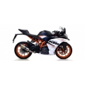 Arrow ARROW KTM RC 390 '17 HOMOLOGATED PRO-RACE NICHROM DARK SILENCER WITH WELDED LINK PIPE FOR ORIGINAL COLLECTORS | 71860PRN | arr_71860PRN | euronetbike-net