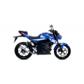 Arrow ARROW SUZUKI GSX-S 125 '17 HOMOLOGATED ALUMINIUM THUNDER SILENCER WITH WELDED LINK PIPE FOR ARROW COLLECTORS | 71871AK | arr_71871AK | euronetbike-net