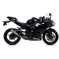 Arrow ARROW KAWASAKI NINJA 400 '18 HOMOLOGATED NICHROM PRO-RACE SILENCER WITH WELDED LINK PIPE AND CARBON END CAP | 71874PRI | arr_71874PRI | euronetbike-net