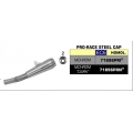 Arrow ARROW HONDA CB 500X 2019 HOMOLOGATED PRO-RACE NICHROM SILENCER WITH WELDED LINK PIPE FOR ORIGINAL AND ARROW COLLECTORS | 71896PRI | arr_71896PRI | euronetbike-net