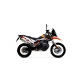 Arrow Arrow KTM 790 Adventure '19 Race Tech Homolo. Titanium Exhaust With Welded Link Pipe And Carbon Endcap | 71904PK | arr_71904PK | euronetbike-net
