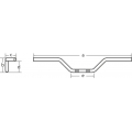 Fehling carriers & handlebars Fehling Six Bend-Handlebar, high | 7834 LSB 8 | feh_7834 | euronetbike-net