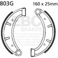 EBC brakes EBC-Brakes Motorcycle Grooved Replacement Brake Shoes to fit Front Left | ebc_803G | euronetbike-net