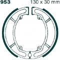EBC brakes EBC-Brakes Plain Motorcycle Replacement Brake Shoes to fit Rear Right | ebc_953 | euronetbike-net