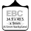 EBC brakes EBC-Brakes USA Made EPFA Series Extreme Pro Sintered Brake Pads to fit Front Left | ebc_EPFA604-4HH | euronetbike-net