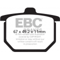 EBC brakes EBC-Brakes British Made Semi-Sintered V-Pads to fit Front Left | ebc_FA029V | euronetbike-net