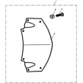 Triumph OEM Parts Triumph Sprint Infill Panel Kit, Top Box. Phantom Black - A9508038 | A9508038-PR | tri_A9508038-PR | euronetbike-net