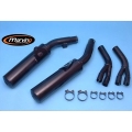 Marving Exhaust MARVING CYLINDRICAL Ø 110 COUPLE - BLACK | H/2059/NC | mvg_H-2059-NC | euronetbike-net