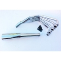 Marving Exhaust MARVING 4/1 MASTER GROUP - CHROMIUM | S/3510/BC | mvg_S-3510-BC | euronetbike-net