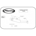Marving Exhaust MARVING CYLINDRICAL Ø 114 SINGLE - CHROMIUM | Y/2137/BC | mvg_Y-2137-BC | euronetbike-net