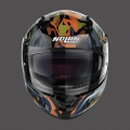 Nolan Nolan Full Face Helmet N60.6 Foxtrot N-com Orange Blue Black, XXS | N660005910349 | nol_N660005910349 | euronetbike-net