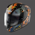 Nolan Nolan Full Face Helmet N60.6 Foxtrot N-com Orange Blue Black, XXS | N660005910349 | nol_N660005910345 | euronetbike-net