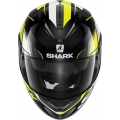 Shark Helmets Shark Full Face Helmet RIDILL 1.2 PHAZ, Black Yellow White/KYW, Size XS | HE0533EKYWXS / HE0533KYWXS | sh_HE0533EKYWS | euronetbike-net
