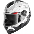 Shark Helmets Shark Full Face Helmet RIDILL 1.2 MECCA, White Black Red/WKR, Size XS | HE0537EWKRXS / HE0537WKRXS | sh_HE0537EWKRL | euronetbike-net
