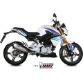 Mivv silencers Mivv SPORT DELTA RACE Imp. compl./Full sys. 1x1 STAINLESS STEEL for BMW G 310 R 2018 ECE approved (Euro4) Catalyzer is included | B.032.LDRX | mivv_B032LDRX | euronetbike-net