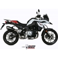 Mivv silencers Mivv SPORT DELTA RACE SLIP-ON Muffler BLACK STAINLESS STEEL for BMW F 750 GS 2018 ECE approved (Euro4) | B.033.LDRB | mivv_B033LDRB | euronetbike-net