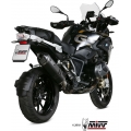 Mivv silencers Mivv SPORT SPEED EDGE SLIP-ON Muffler BLACK STAINLESS STEEL for BMW R 1250 GS 2018 ECE approved (Euro4) | B.034.LRB | mivv_B034LRB | euronetbike-net