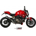 Mivv silencers Mivv SPORT DELTA RACE SLIP-ON Muffler BLACK STAINLESS STEEL for DUCATI MONSTER 1200 2014 - 2016 EC approved (Euro3) Catalyzer is included | D.030.LDRB | mivv_D030LDRB | euronetbike-net