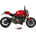 Mivv silencers Mivv SPORT GPpro SLIP-ON Muffler BLACK STAINLESS STEEL for DUCATI MONSTER 1200 2014 - 2016 EC approved (Euro3) Catalyzer is included | D.030.LXBP | mivv_D030LXBP | euronetbike-net