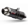 Mivv silencers Mivv SPORT GP 2 SLIP-ON Muffler BLACK STAINLESS STEEL for APRILIA RSV 1000 2004 - 2008 EC approved | A.004.LXB | mivv_A004LXB | euronetbike-net