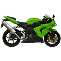 Mivv silencers Mivv SPORT OVAL SLIP-ON Muffler TITANIUM for KAWASAKI ZX-10 R 2004 - 2005 ECE approved | AK.012.L4 | mivv_AK012L4 | euronetbike-net