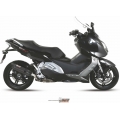 Mivv silencers Mivv SPORT SUONO SLIP-ON Muffler BLACK STAINLESS STEEL for BMW C 600 SPORT 2012 - 2015 EC approved | B.013.L9 | mivv_B013L9 | euronetbike-net