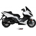 Mivv silencers Mivv URBAN Imp. compl./Full sys. 1x1 STAINLESS STEEL for KYMCO XCITING 400 2013 - 2016 ECE approved (Euro3) | C.KY.0012.K | mivv_CKY0012K | euronetbike-net