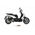 Mivv silencers Mivv URBAN Imp. compl./Full sys. 1x1 STAINLESS STEEL for PIAGGIO BEVERLY 125 2014 - 2016 EC approved | C.PG.0019.B | mivv_CPG0019B | euronetbike-net
