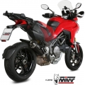 Mivv silencers Mivv SPORT DELTA RACE SLIP-ON Muffler BLACK STAINLESS STEEL for DUCATI MULTISTRADA 1200 2015 - 2017 ECE approved (Euro3/Euro4) | D.034.LDRB | mivv_D034LDRB | euronetbike-net