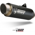 Mivv silencers Mivv SPORT GPpro Imp. compl./Full sys. 1x1 BLACK STAINLESS STEEL for SUZUKI GSX-R 125 2017 ECE approved if optionally catalysed (Euro4) Catalyzer is included | S.055.LXBP | mivv_S055LXBP | euronetbike-net