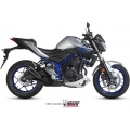 Mivv silencers Mivv SPORT DOUBLE GUN SLIP-ON Muffler BLACK STAINLESS STEEL for YAMAHA MT-03 2016 ECE approved (Euro3/Euro4) | Y.055.LDGB | mivv_Y055LDGB | euronetbike-net