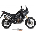 Mivv silencers Mivv SPORT SLIP-ON Muffler STAINLESS STEEL for HONDA CRF 1000 L AFRICA TWIN 2016 NOT approved | H.059.C2 | mivv_H059C2 | euronetbike-net