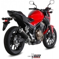 Mivv silencers Mivv SPORT GP SLIP-ON Muffler BLACK STAINLESS STEEL for HONDA CB 500 F 2016 ECE approved (Euro3/Euro4) | H.062.LXB | mivv_H062LXB | euronetbike-net