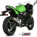 Mivv silencers Mivv SPORT GPpro Imp. compl./Full sys. 2x1 TITANIUM for KAWASAKI Z650 2017 ECE approved (Euro4) Catalyzer is included | K.044.L6P | mivv_K044L6P | euronetbike-net