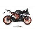 Mivv silencers Mivv SPORT SUONO Imp. compl./Full sys. 1x1 BLACK STAINLESS STEEL for KTM RC 125 2014 - 2016 EC approved Catalyzer is included | KT.016.L9 | mivv_KT016L9 | euronetbike-net
