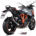 Mivv silencers Mivv SPORT OVAL SLIP-ON Muffler CARBON WITH CARBON CAP for KTM 1290 SUPERDUKE GT 2016 ECE approved (Euro4) | KT.018.L3C | mivv_KT018L3C | euronetbike-net