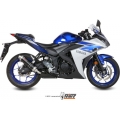 Mivv silencers Mivv SPORT GP SLIP-ON Muffler BLACK STAINLESS STEEL for YAMAHA YZF R25 2015 ECE approved (Euro3/Euro4) | Y.048.LXB | mivv_Y048LXB | euronetbike-net