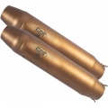 GPR Exhaust GPR Exhaust System Honda CB 900 Bold D'Or 1979 Double universal Homologated silencer without link pipesDeeptone Bronze Cafè Racer | CAFE.21.DBR | gpr_CAFE-21-DBR | euronetbike-net