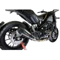 GPR Exhaust GPR Original For Benelli Leoncino 500 Trail 2017/20 E4 Homologated Mid Full System With Catalyst Gp Evo4 Poppy | E4.BE.18.CAT.GPAN.PO | gpr_E4-BE-18-CAT-GPAN-PO | euronetbike-net
