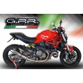 GPR Exhaust GPR Original For Ducati Monster 1200 S/R 2017/20 E4 Homologated Slip-On Catalized M3 Titanium Natural | E4.D.128.CAT.M3.TN | gpr_E4-D-128-CAT-M3-TN | euronetbike-net