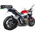 GPR Exhaust GPR Original For Honda Cb 500 F 2019/20 E4 Homologated Slip-On Exhaust Furore Evo4 Nero | E4.H.253.FNE4 | gpr_E4-H-253-FNE4 | euronetbike-net