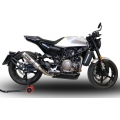 GPR Exhaust GPR Original For Husqvarna Svartpilen 701 2018/20 E4 Homologated Slip-On Exhaust M3 Titanium Natural | E4.HU.43.M3.TN | gpr_E4-HU-43-M3-TN | euronetbike-net