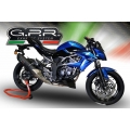 GPR Exhaust GPR Original For Kawasaki Ninja 125 2019/20 E4 Homologated Slip-On Exhaust Furore Evo4 Nero | E4.K.171.FNE4 | gpr_E4-K-171-FNE4 | euronetbike-net