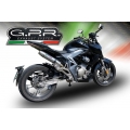 GPR Exhaust GPR Original For Zontes Zt 310 X / T 2018/20 E4 Homologated Full Exhaust Catalized Deeptone Inox | E4.Z.2.CAT.DE | gpr_E4-Z-2-CAT-DE | euronetbike-net