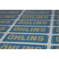 OHLINS suspension Ohlins Sticker blue/yellow, 74x28 mm | 01196-02 | ohl_01196-02 | euronetbike-net