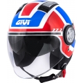 GIVI Parts Givi 11.1 AIR JET-R CLASS, White / red / blue, Size M | H111FCLWB58 | givi_H111FCLWB58 | euronetbike-net